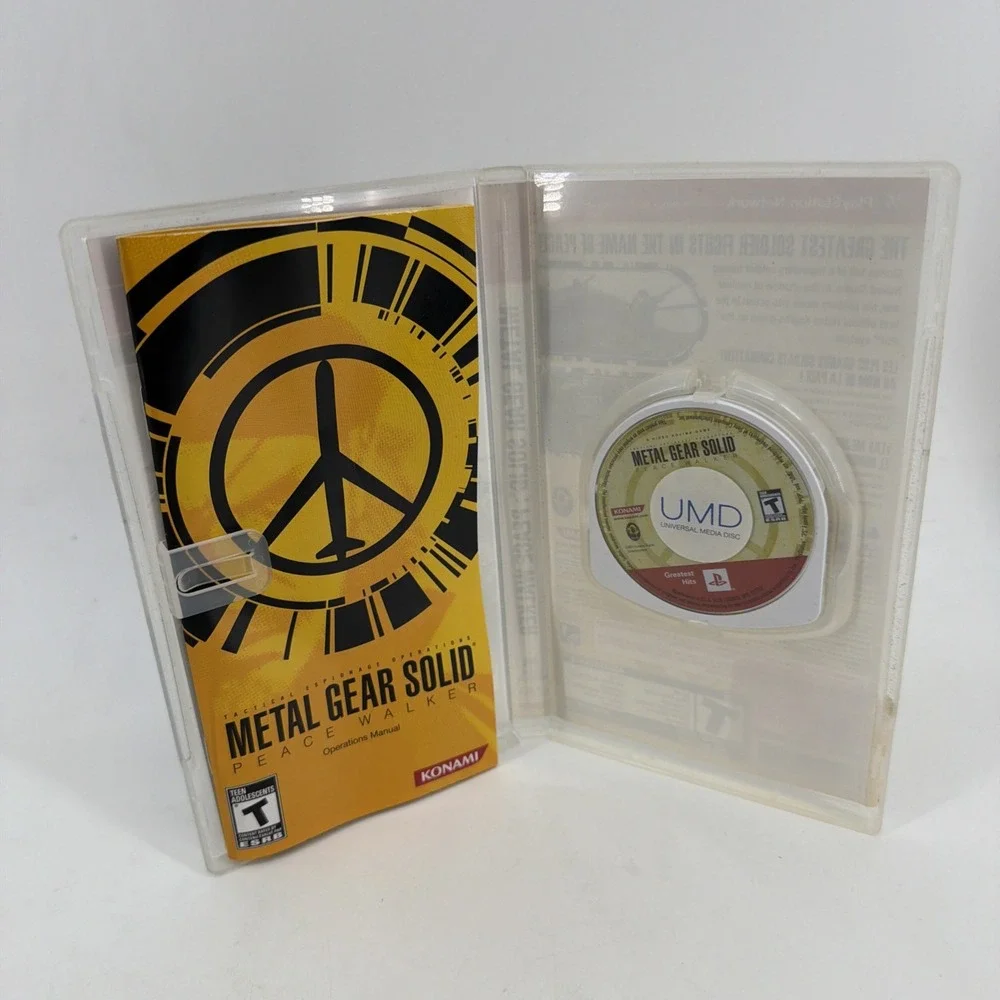 Metal Gear Solid: Peace Walker (Sony PSP, 2010) CIB Complete Greatest Hits